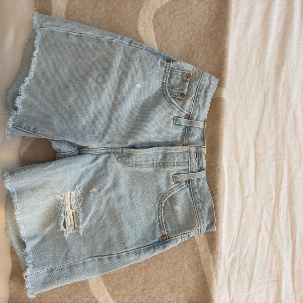 Levi's Mid Thigh Denim Shorts